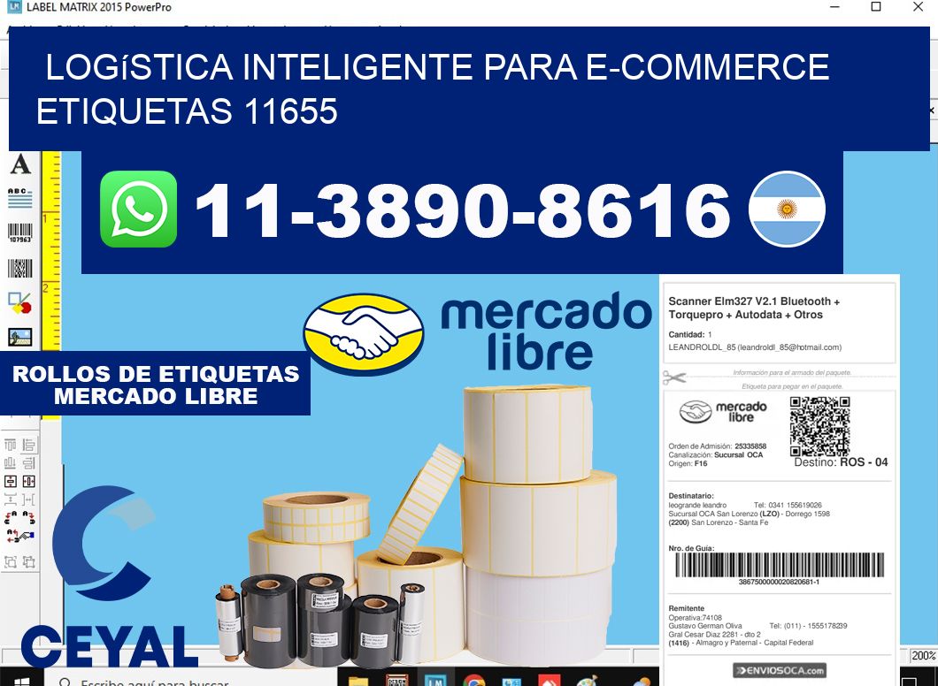 Logística inteligente para e-commerce  etiquetas 11655