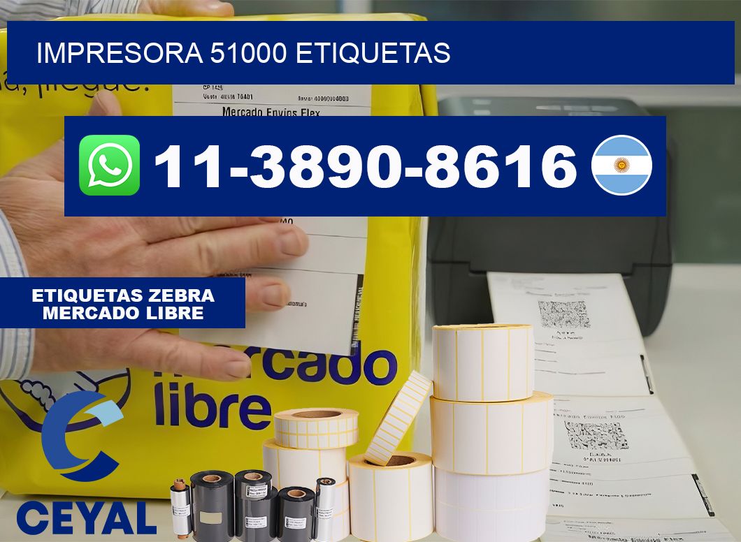 impresora 51000 etiquetas