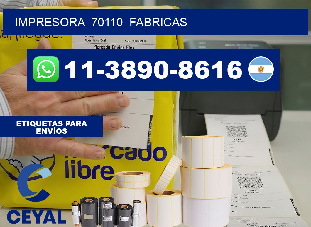 impresora  70110  fabricas