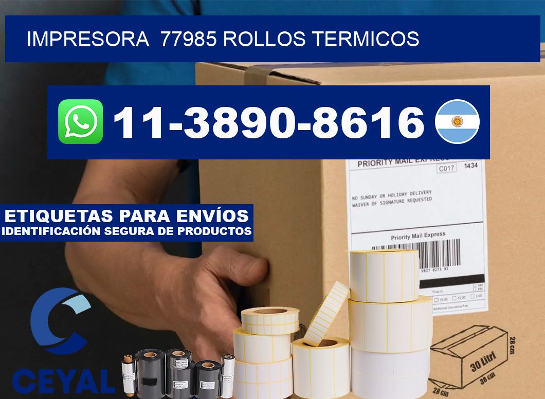 impresora 77985 rollos termicos