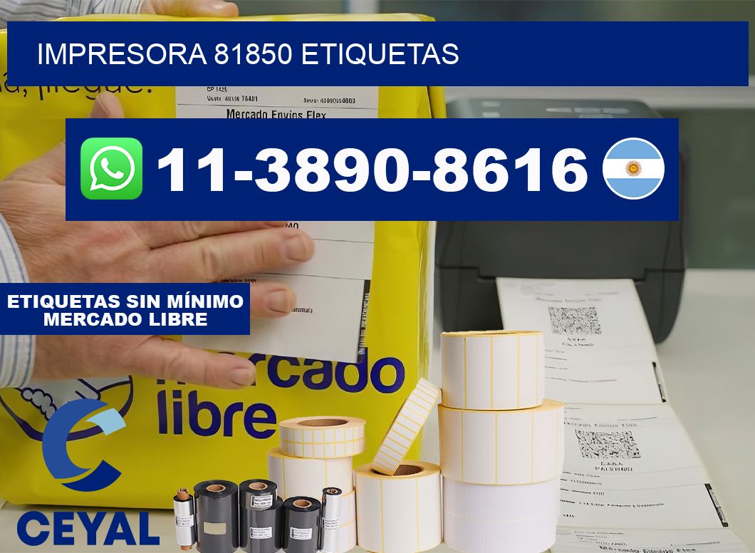 impresora 81850 etiquetas