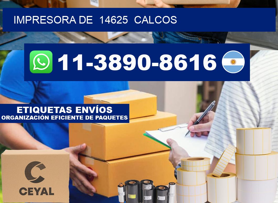 impresora de 14625 calcos