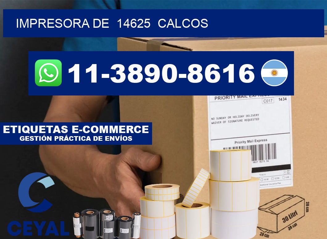 impresora de 14625 calcos