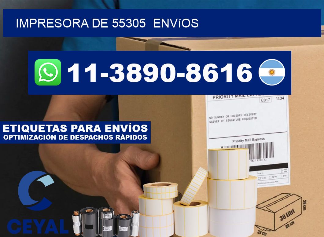 impresora de 55305 envíos