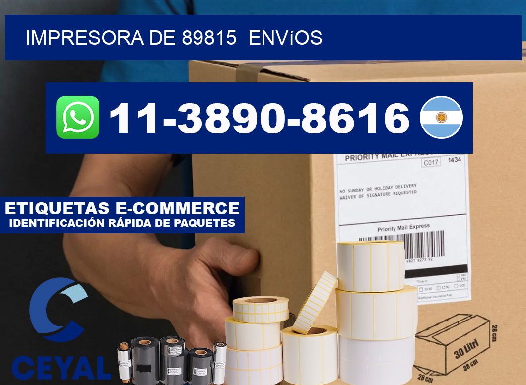 impresora de 89815  envíos