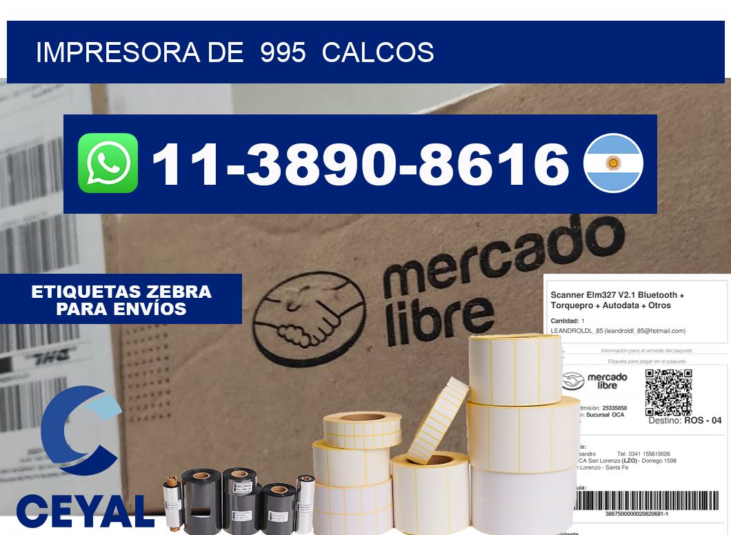 impresora de  995  calcos