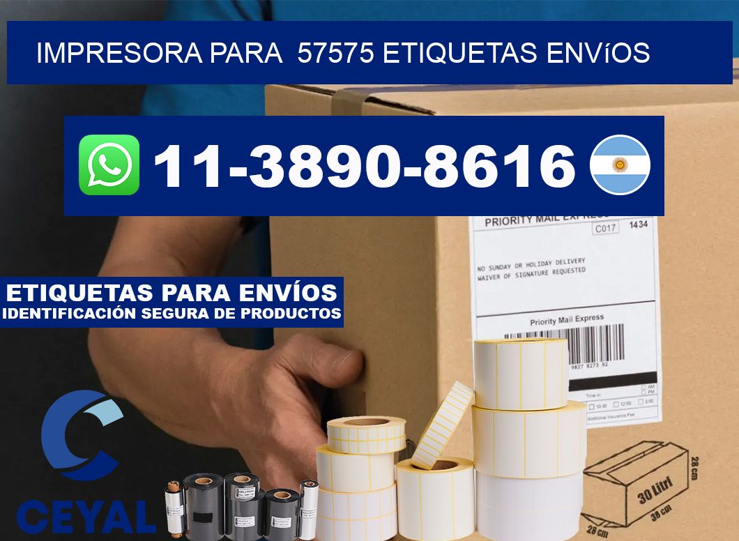 impresora para 57575 etiquetas envíos