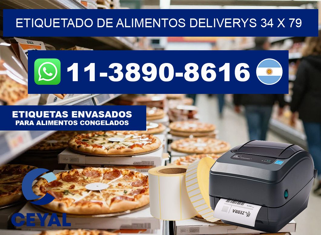 Etiquetado de alimentos deliverys 34 x 79