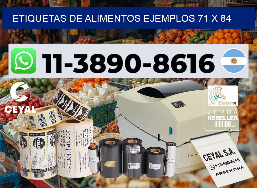 Etiquetas de alimentos ejemplos 71 x 84