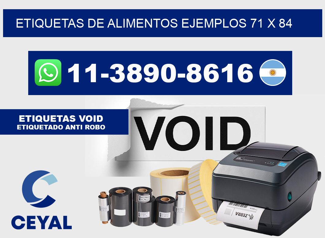 Etiquetas de alimentos ejemplos 71 x 84