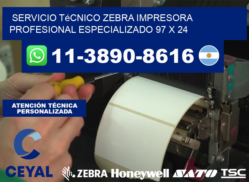 Servicio Técnico Zebra Impresora Profesional Especializado 97 x 24