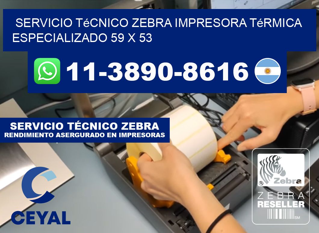 Servicio Técnico Zebra Impresora Térmica Especializado 59 x 53
