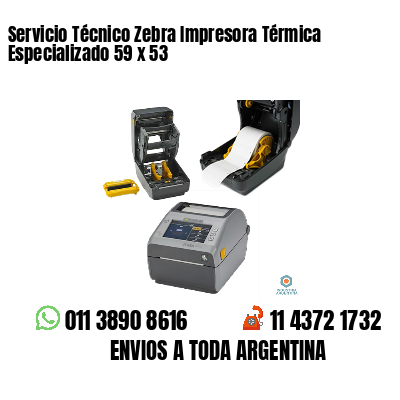 Servicio Técnico Zebra Impresora Térmica Especializado 59 x 53