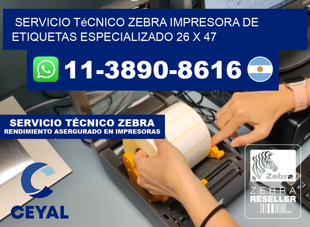 Servicio Técnico Zebra Impresora de Etiquetas Especializado 26 x 47