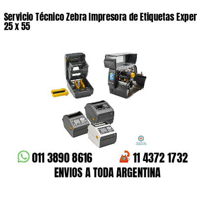 Servicio Técnico Zebra Impresora de Etiquetas Experto 25 x 55