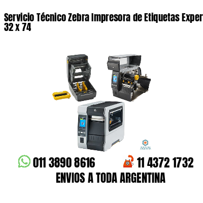 Servicio Técnico Zebra Impresora de Etiquetas Experto 32 x 74