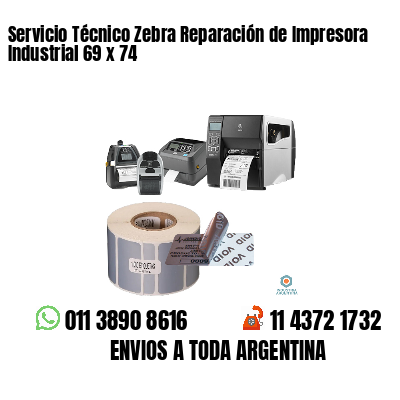 Servicio Técnico Zebra Reparación de Impresora Industrial 69 x 74