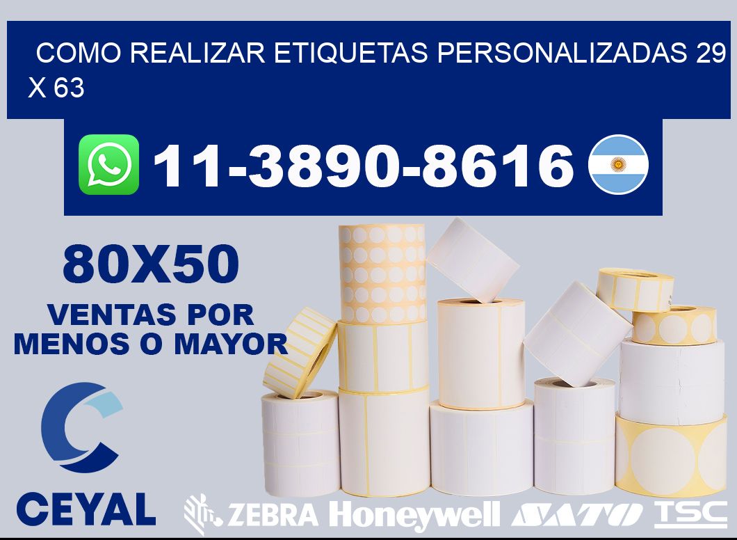 como realizar etiquetas personalizadas 29 x 63