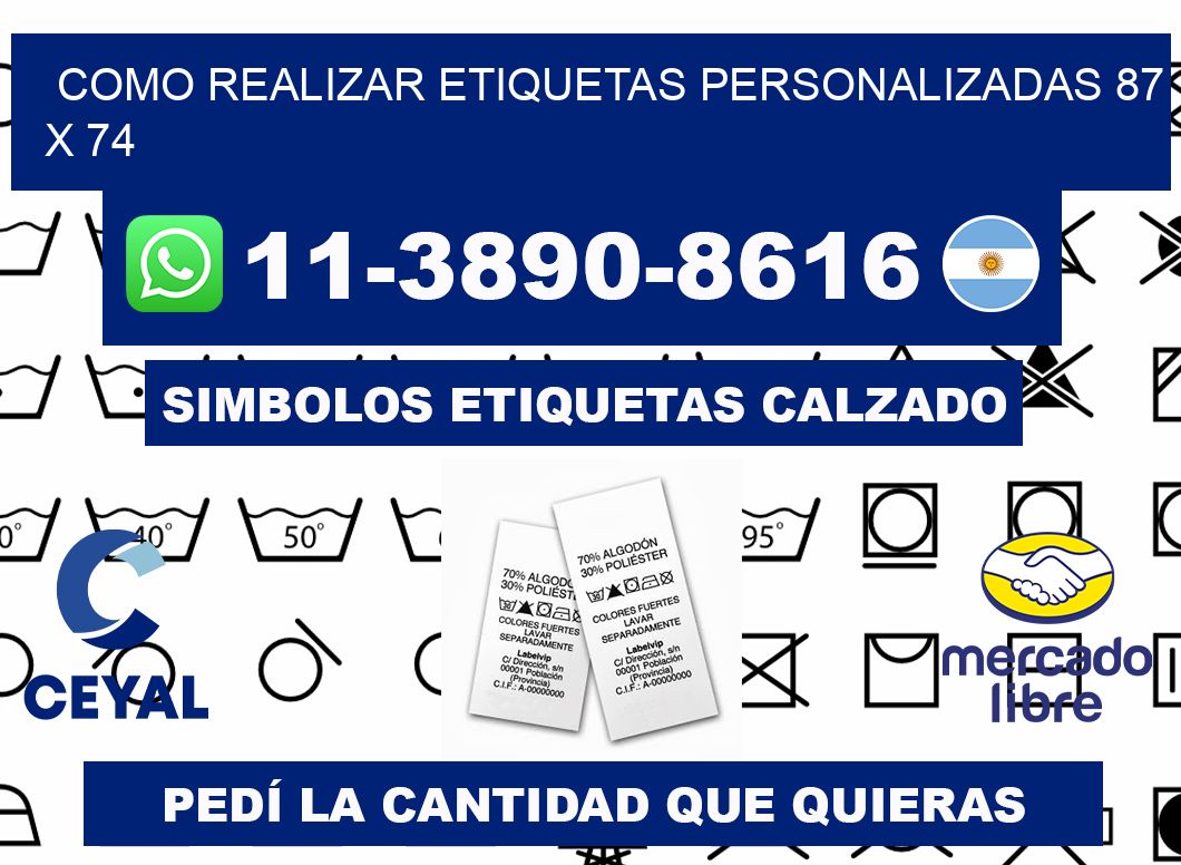 como realizar etiquetas personalizadas 87 x 74