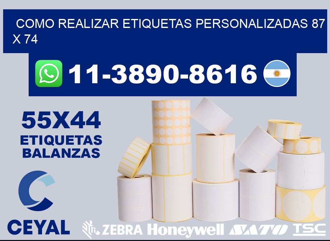 como realizar etiquetas personalizadas 87 x 74