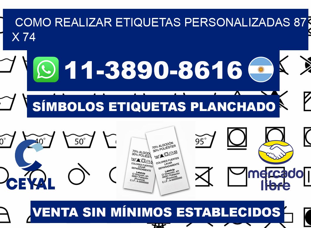 como realizar etiquetas personalizadas 87 x 74