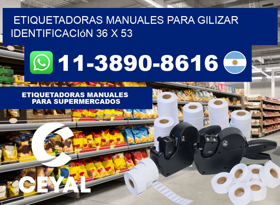 etiquetadoras manuales para gilizar identificación 36 x 53
