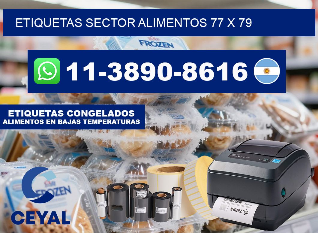 etiquetas sector alimentos 77 x 79