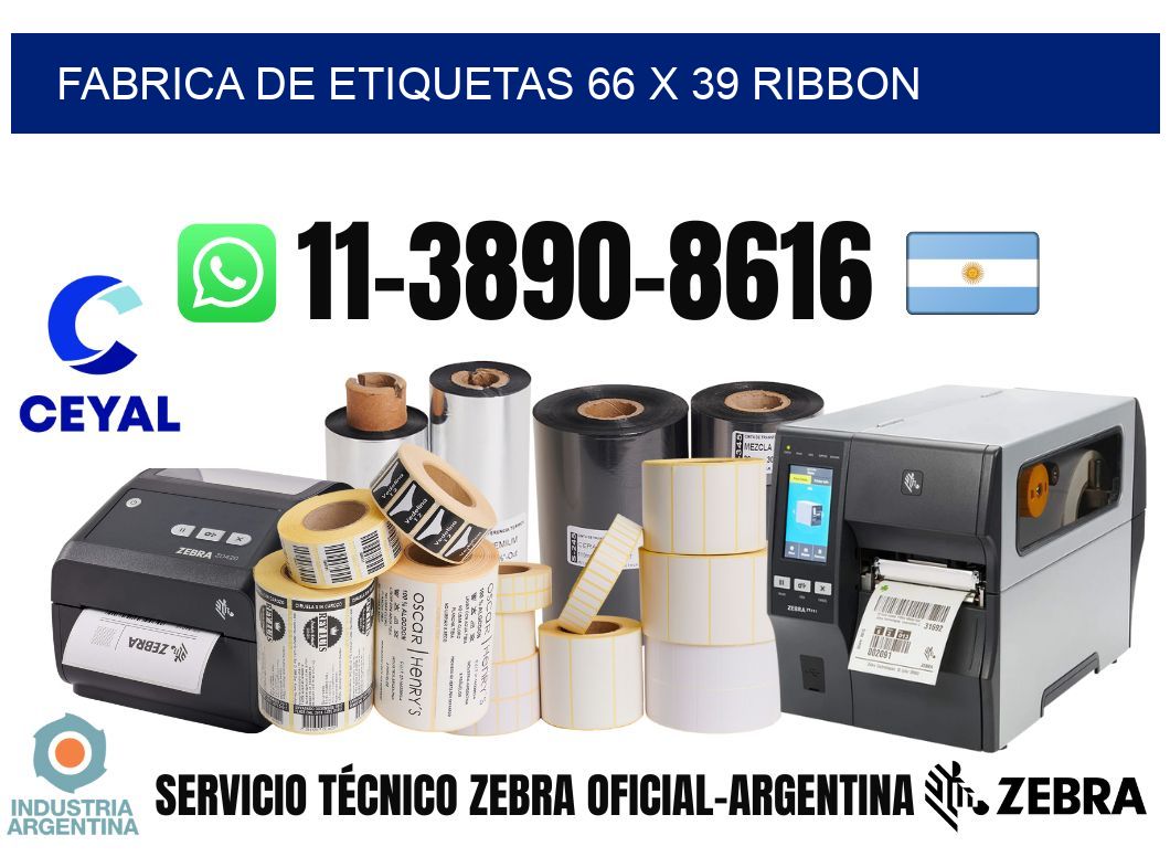 fabrica de etiquetas 66 x 39 ribbon
