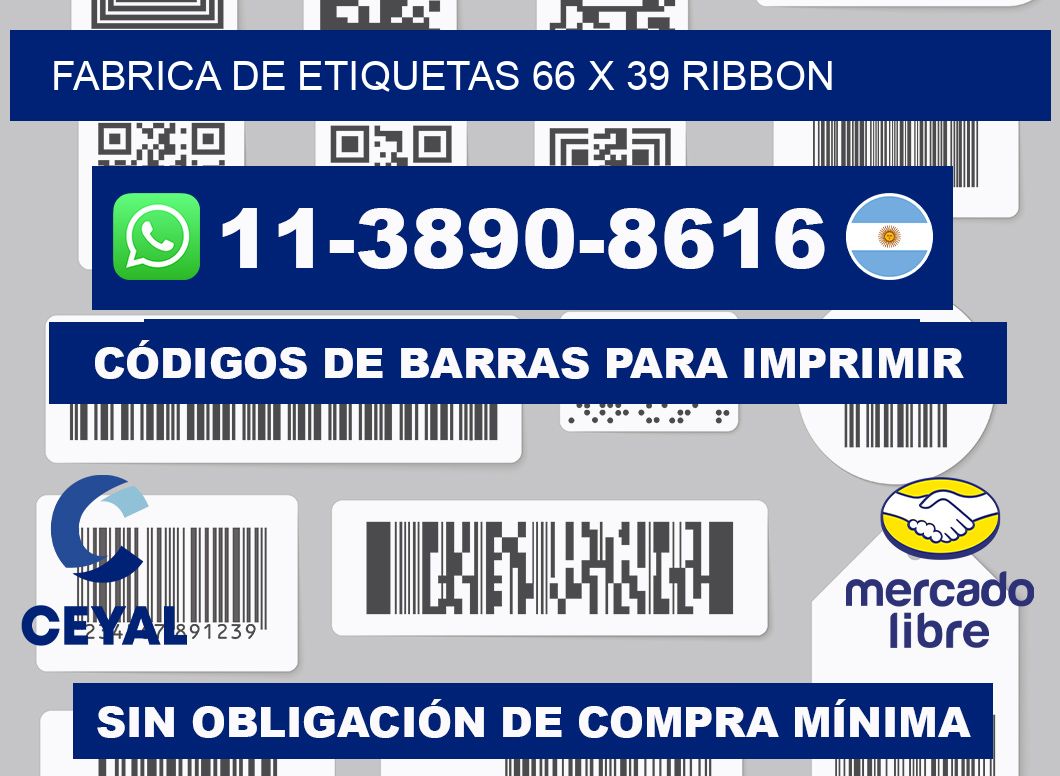 fabrica de etiquetas 66 x 39 ribbon