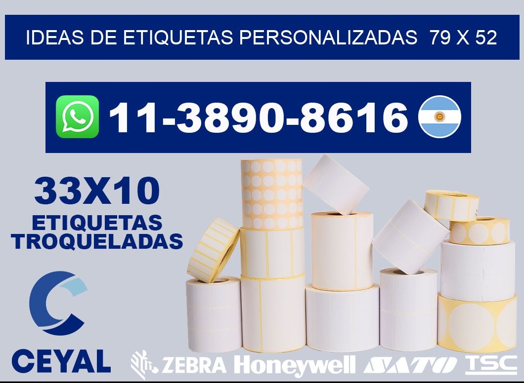 ideas de etiquetas personalizadas  79 x 52