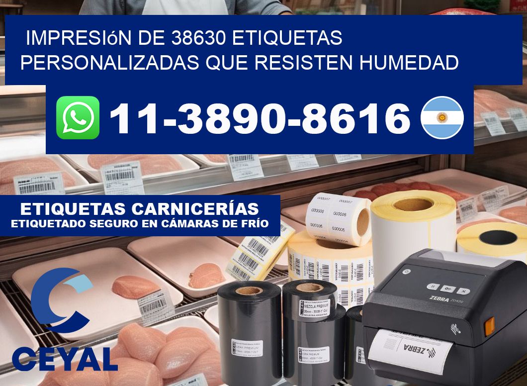 impresión de 38630 etiquetas personalizadas que resisten humedad