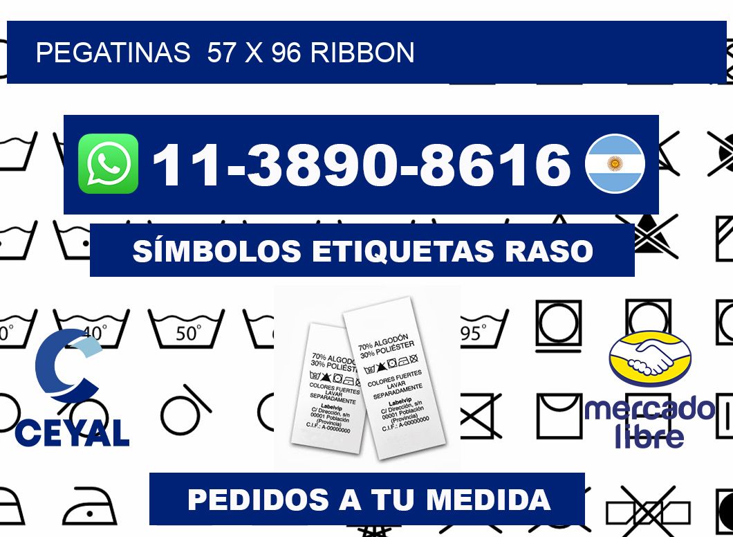 pegatinas  57 x 96 ribbon