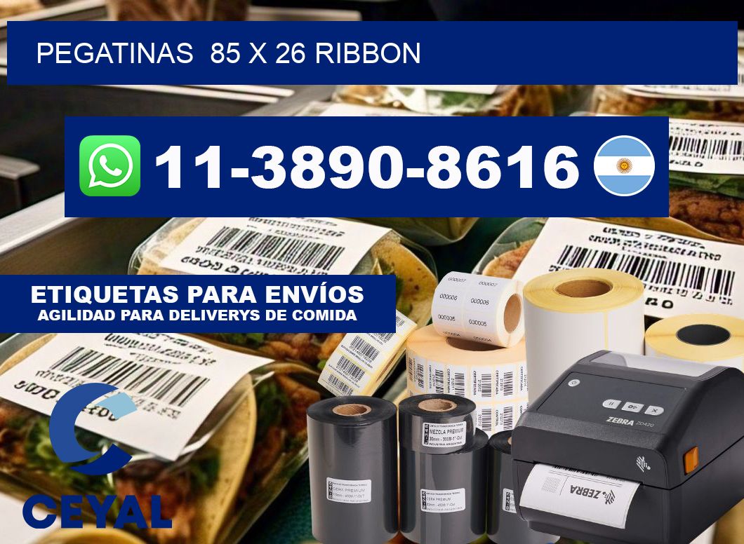 pegatinas  85 x 26 ribbon