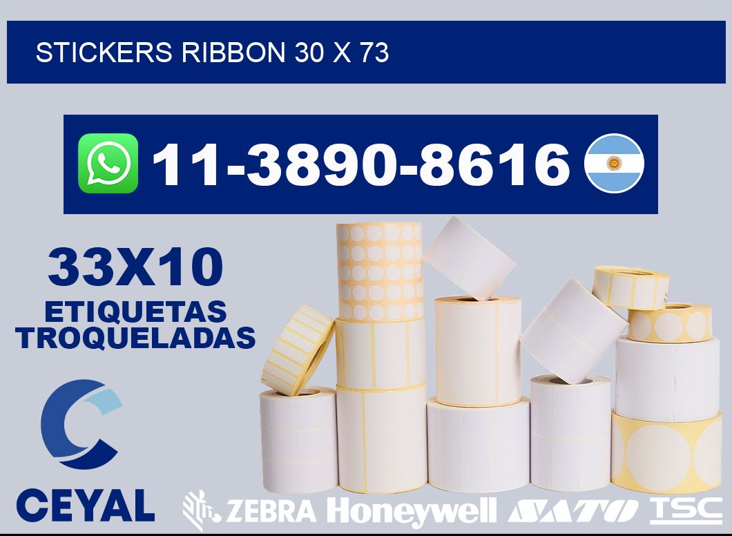 stickers ribbon 30 x 73