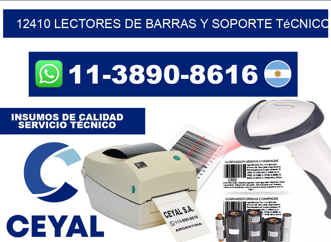 12410 Lectores de barras y Soporte Técnico