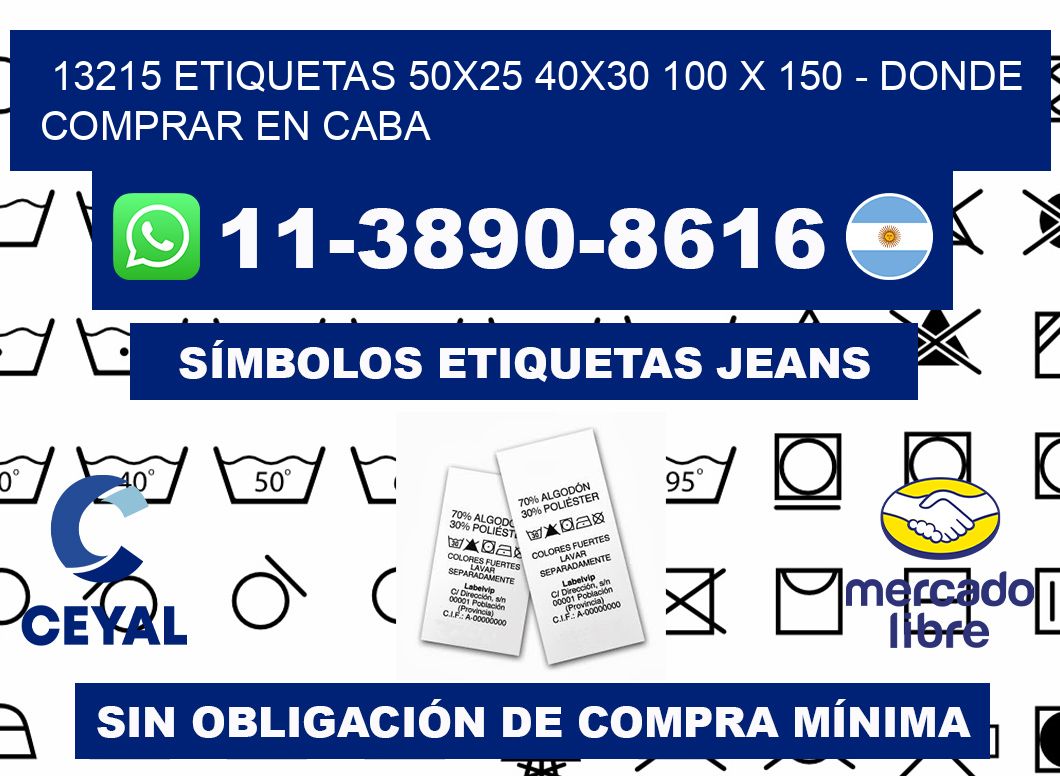 13215 etiquetas 50x25 40x30 100 x 150 - Donde Comprar en Caba