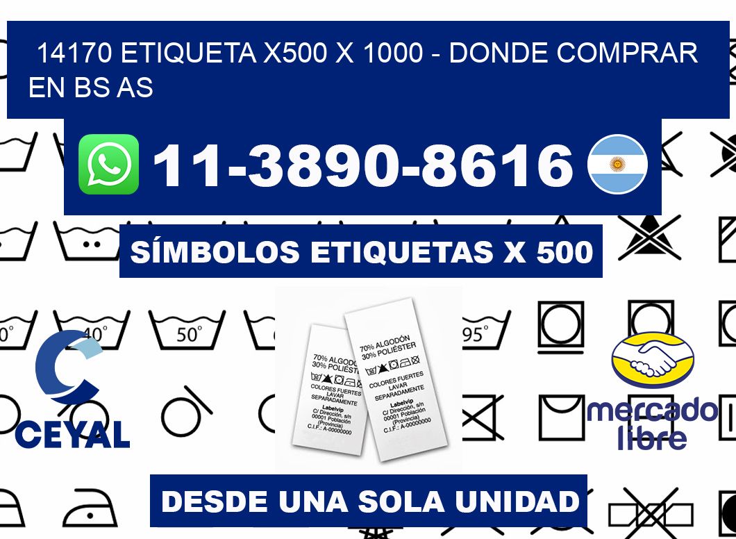 14170 etiqueta x500 x 1000 - Donde Comprar en bs as