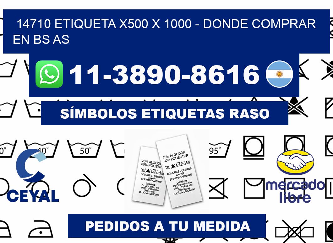 14710 etiqueta x500 x 1000 - Donde Comprar en bs as