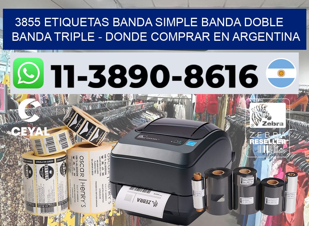3855 etiquetas banda simple banda doble banda triple – Donde Comprar en Argentina