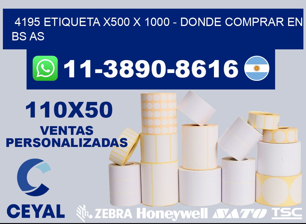 4195 etiqueta x500 x 1000 - Donde Comprar en bs as