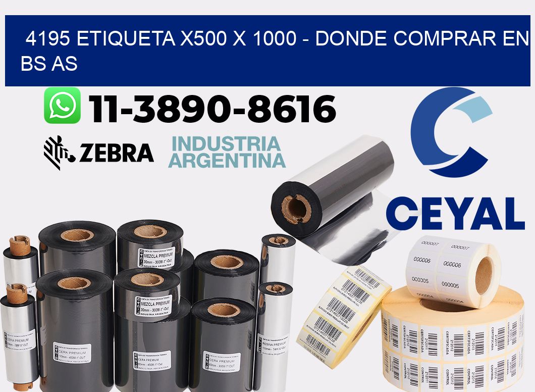 4195 etiqueta x500 x 1000 - Donde Comprar en bs as