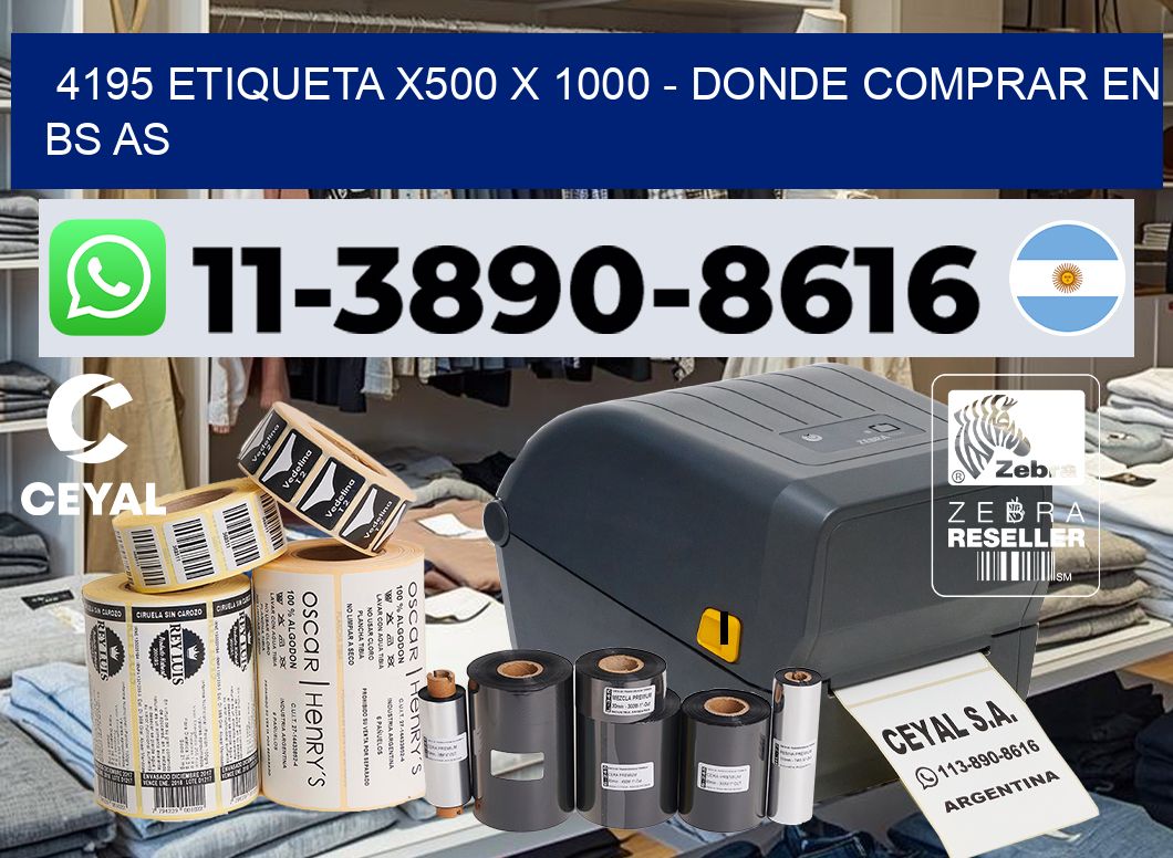 4195 etiqueta x500 x 1000 – Donde Comprar en bs as