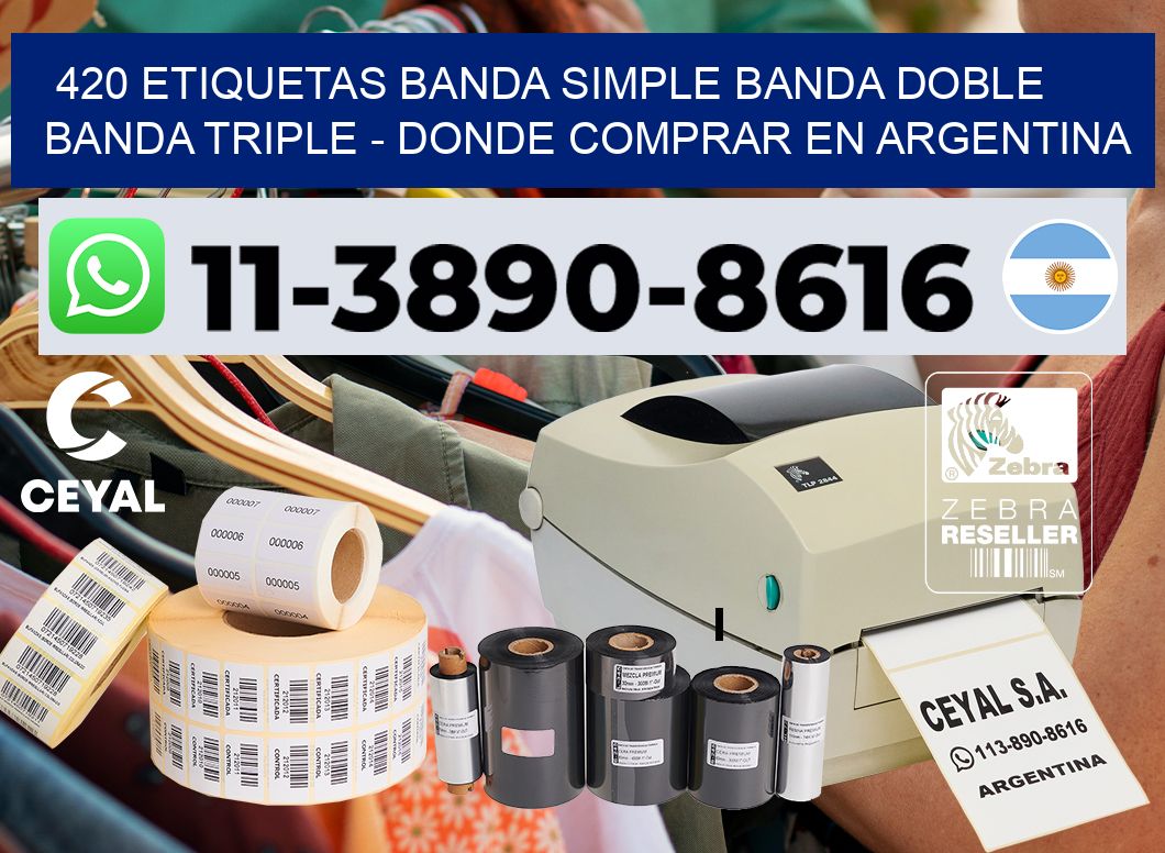 420 etiquetas banda simple banda doble banda triple – Donde Comprar en Argentina