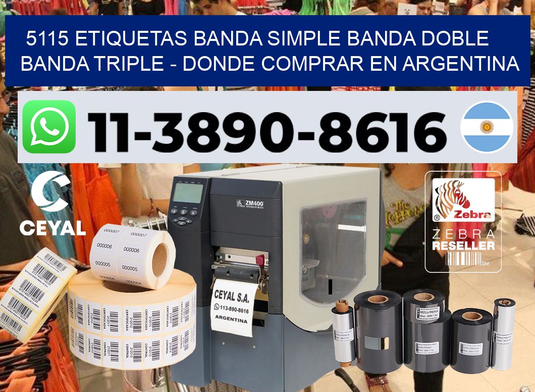 5115 etiquetas banda simple banda doble banda triple – Donde Comprar en Argentina