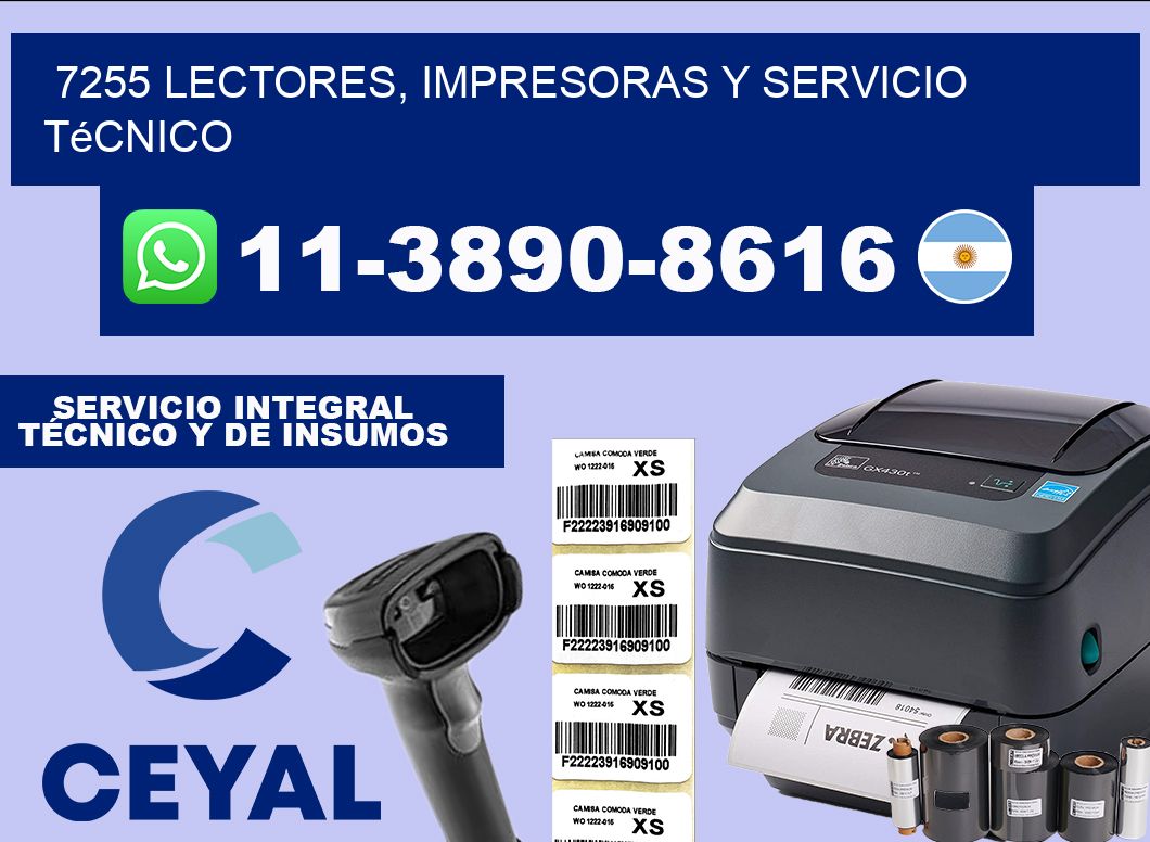 7255 Lectores, Impresoras y Servicio Técnico