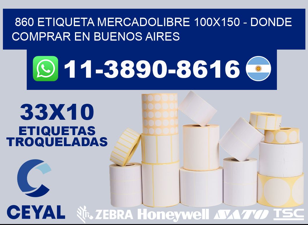 860 etiqueta MercadoLibre 100x150 - Donde Comprar en Buenos Aires