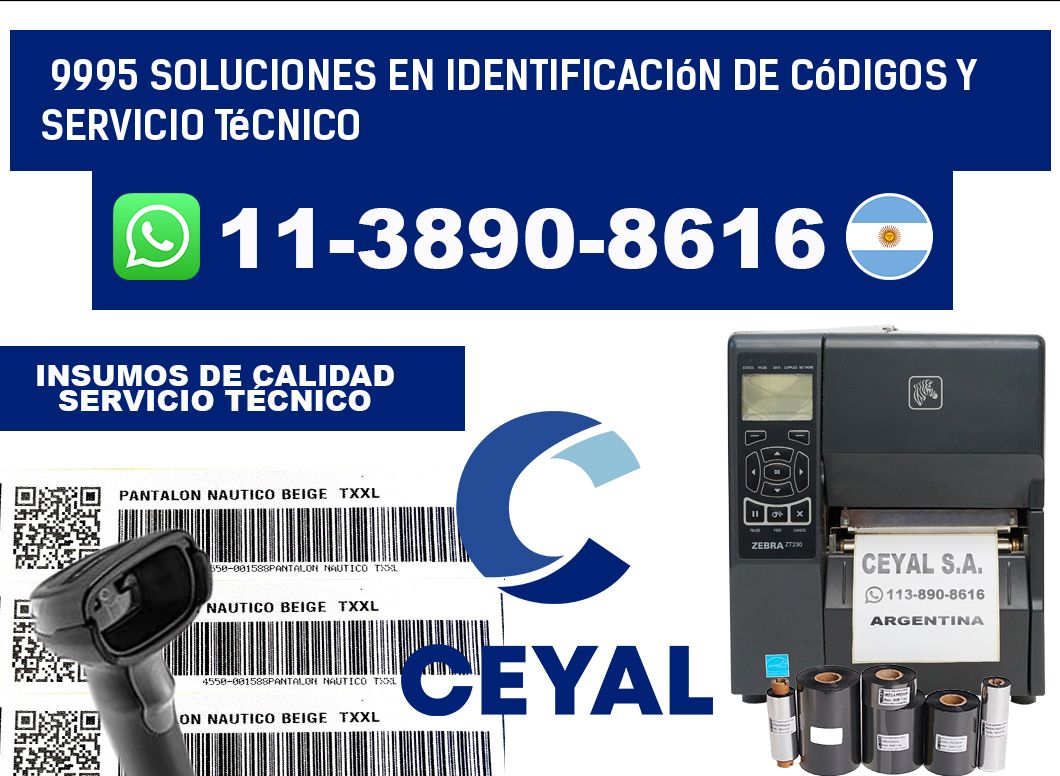 9995 Soluciones en Identificación de códigos y Servicio Técnico