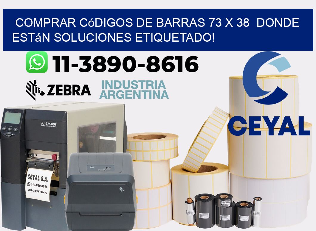 Comprar códigos de barras 73 x 38  donde están soluciones etiquetado!