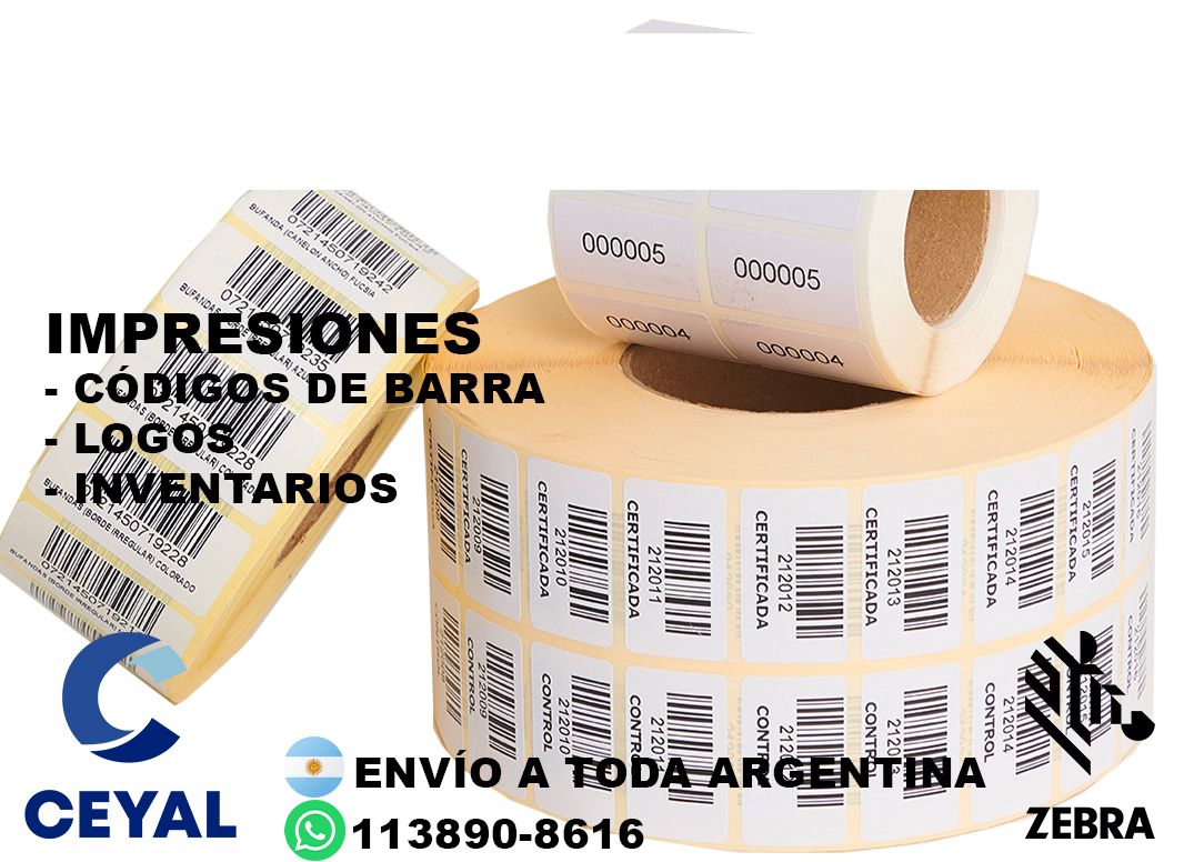 Donde Comprar etiquetas 57 x 34 en CAPITAL FEDERAL? Buenos Aires - Stock permanente