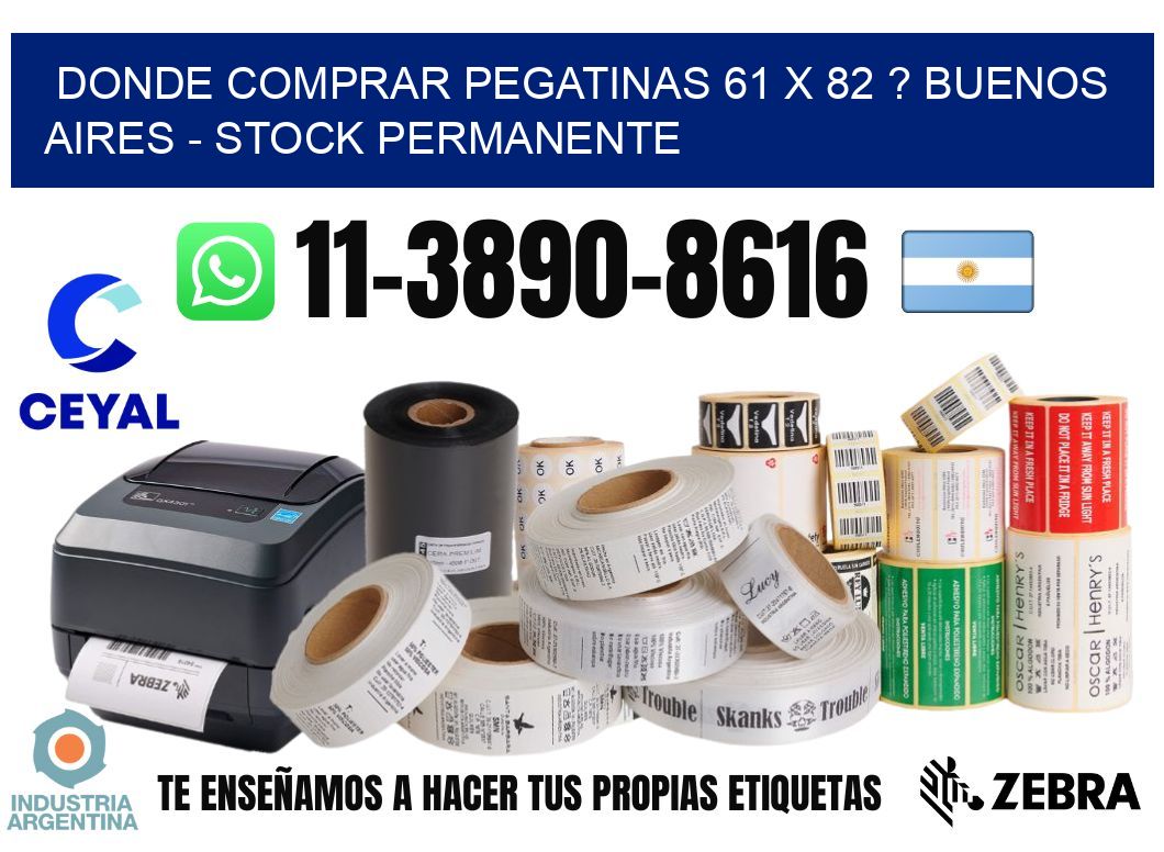 Donde Comprar pegatinas 61 x 82 ? Buenos Aires - Stock permanente
